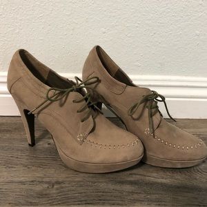 ALDO leather vintage style heels